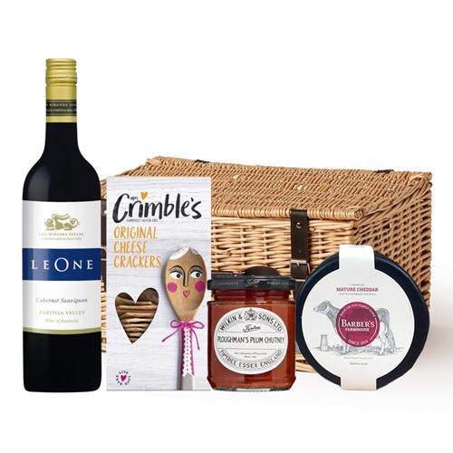 Leone Cabernet Sauvignon 75cl Red Wine And Cheese Hamper